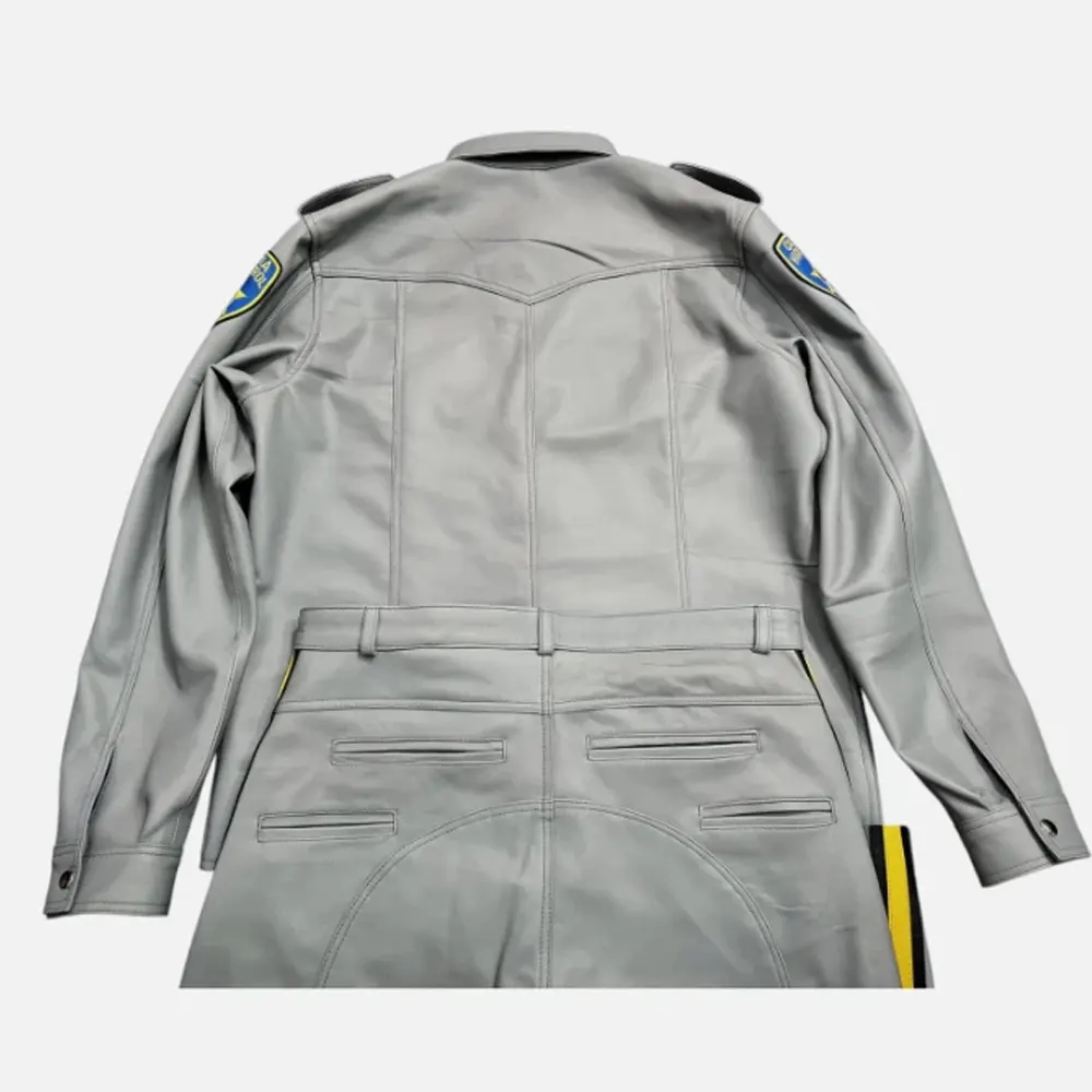 Patrol Style Motorcycle Leather Uniform Set - Image 3