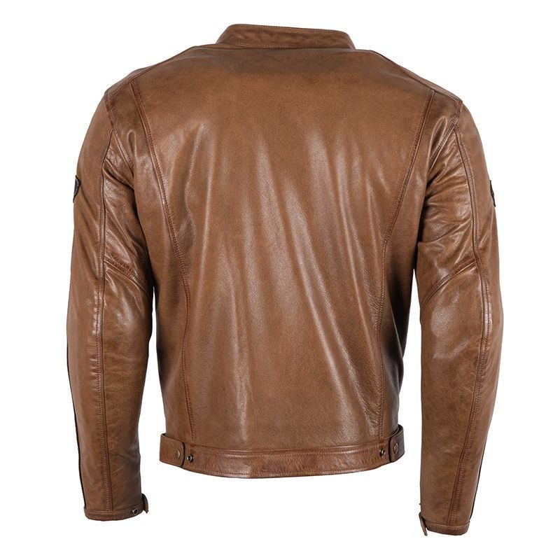 Vintage Brown Leather Motorcycle Jacket